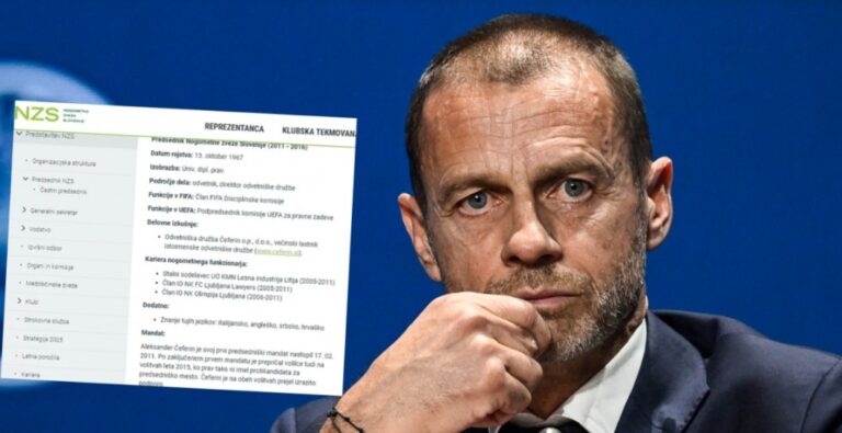 Lo desvela la prensa de su país: Ceferin, acusado por falsificación documental en su currículum