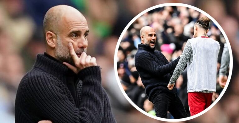 Los falsos ‘valors’ de Guardiola: celebró en la cara de un rival y se quitó la ‘careta’