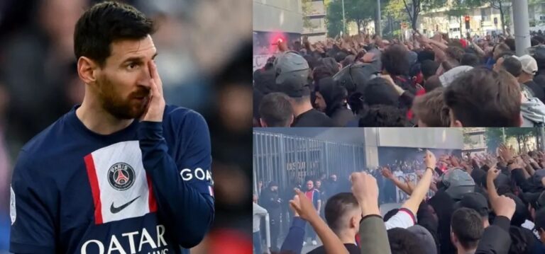 CARGARON CON TODO CONTRA EL 10: Aficionados del PSG insultaron gravemente a Lionel Messi durante su protesta por el momento del club