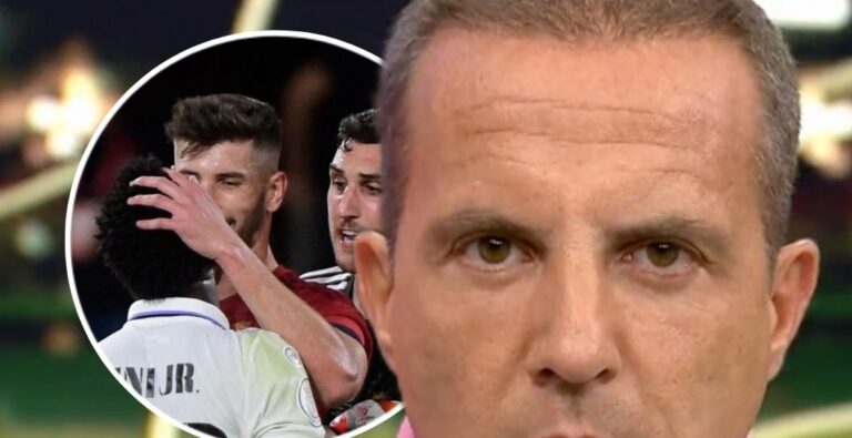 Un jugador de Osasuna le da a Cristóbal Soria, a la cara, el ‘zasca’ de su vida por lo de Vinicius