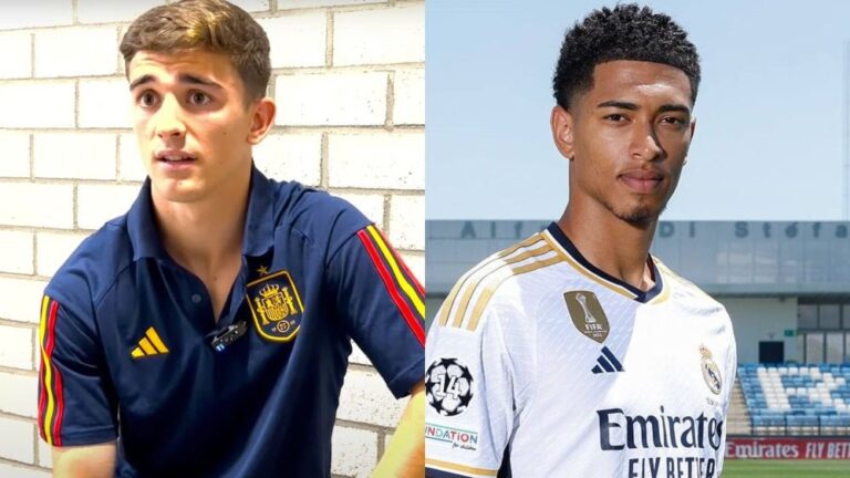 Gavi se engancha en público con Bellingham tras fichar por el Madrid: «Me da a…»