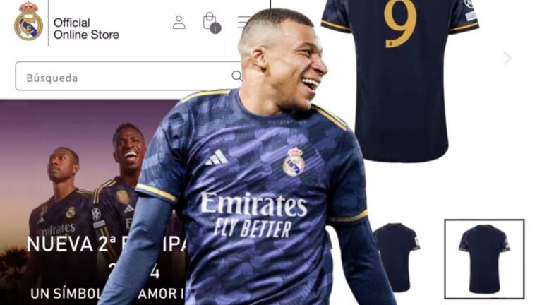 Lío con la web oficial del Real Madrid y la camiseta de Mbappé: la pista que ya es viral
