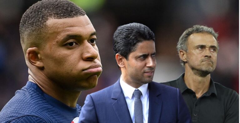 Luis Enrique y Al Khelaifi, a voces por lo último de Mbappé: «Nasser, este tío nos está j…»