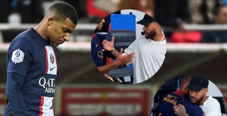 Mbappé la ha ‘liado’ cuando Neymar se ha despedido del vestuario del PSG