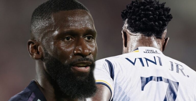 Rüdiger le lanza un contundente mensaje a los racistas: si van a por Vinicius tendrán un problema