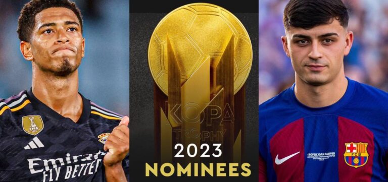 BELLINGHAM, PEDRI Y TODOS LOS CANDIDATOS | La lista con los 10 jugadores jóvenes nominados al Trofeo Kopa de France Football