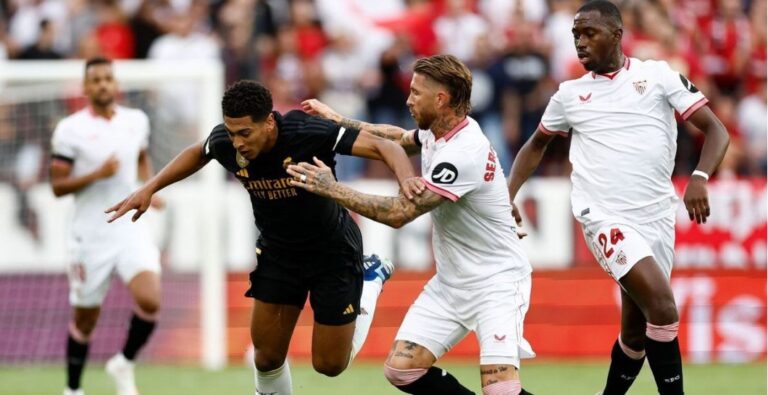 El Madrid se dejó dos puntos en Sevilla tras sufrir otro arbitraje vergonzoso