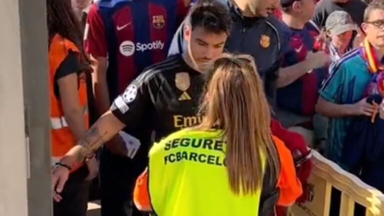 La imagen que no habías visto del clásico: vergüenza lo que le hicieron los culés a un madridista