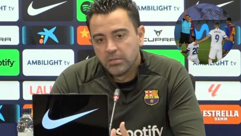 Xavi calienta el Clásico con su frase sobre el árbitro Gil Manzano: «El ordenador…»
