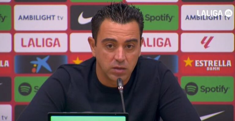 Xavi sacó su habitual lado llorón tras perder el Clásico: «No fue justa la derrota»