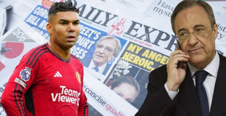‘Daily Express’: Casemiro, adiós al United en enero y posible ‘bombazo’ de Florentino
