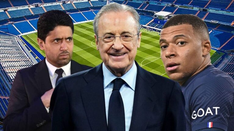 Doble golpe de Florentino a Al-Khelaïfi: Mbappé podría no venir solo en 2024 desde París