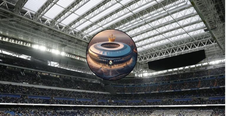 El nuevo Bernabéu creado con Inteligencia Artificial: más redondo y con corona
