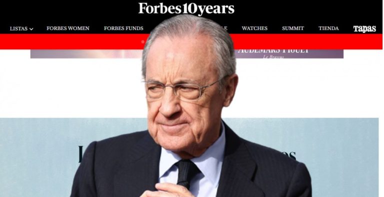 Forbes anuncia el último ‘bombazo’ que ha firmado Florentino: 1900 millones