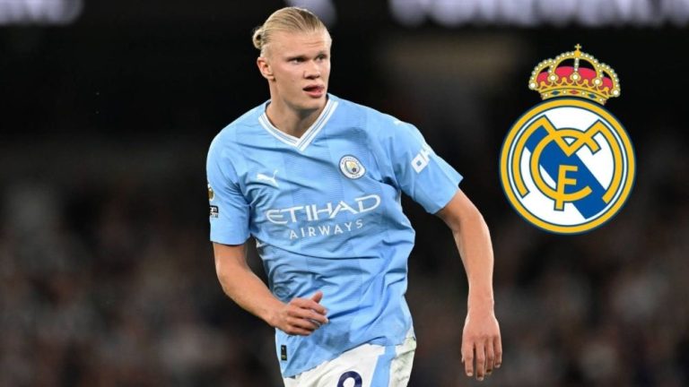 Haaland, más cerca del Real Madrid: en Inglaterra anuncian el posible descenso del City