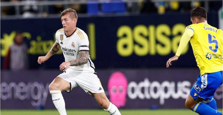 Kroos volvió a ser el auténtico mariscal del equipo: gran partido del alemán en Cádiz