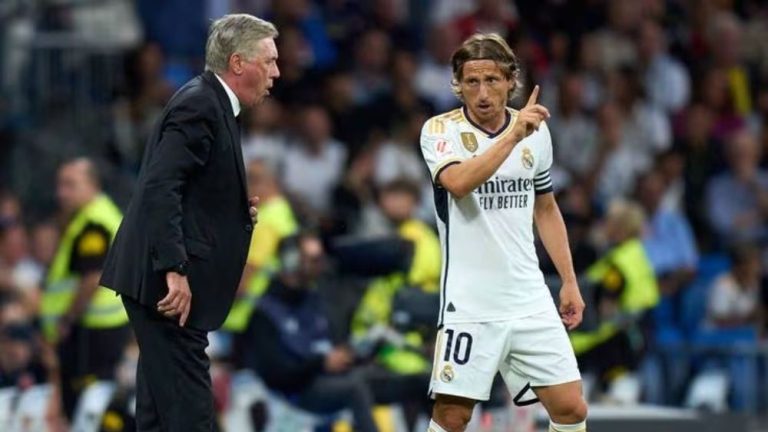 Modric, extrañado y Ancelotti se lo dijo en la cara: “Luka, lo siento…”