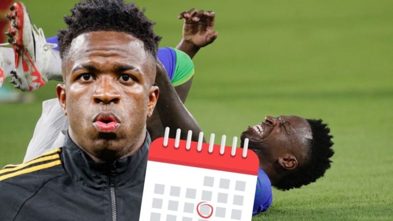 Se confirma la lesión de Vinicius Jr: ya se conoce cuánto tiempo estará de baja