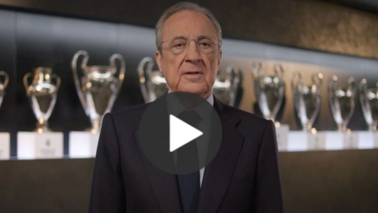Florentino Pérez anuncia la creación de la Superliga y lanza un mensaje a la UEFA: «Hoy comienza…»