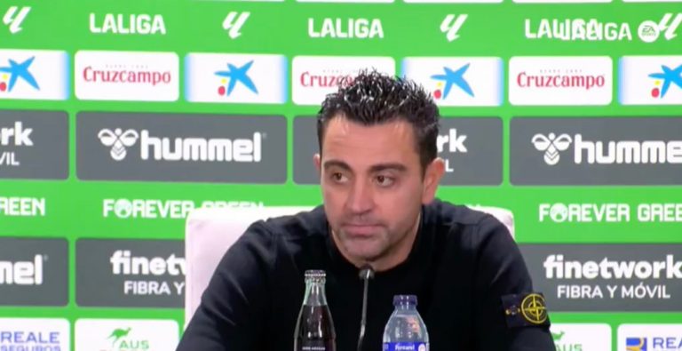 El Xavi más hipócrita habla del arbitraje del Bernabéu: «Ya lo dije, hay cosas…»