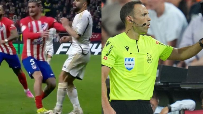 Filtran un nuevo audio del derbi que confirma la roja perdonada a De Paul: «¡Qué…!»