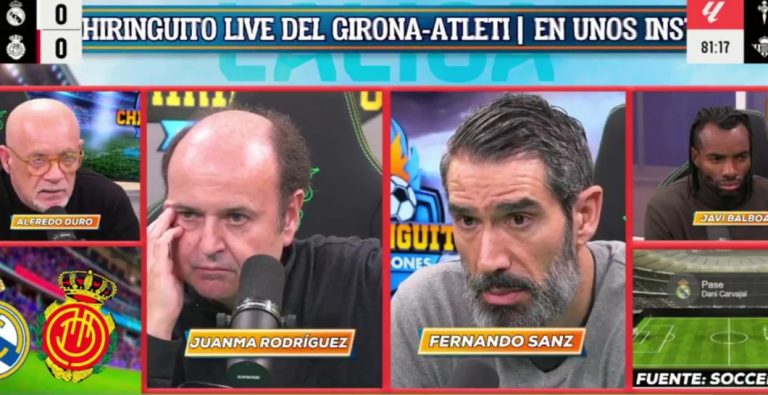 Juanma Rodríguez celebró el golazo de Rudiger y se cabreó: «Venga, hombre»