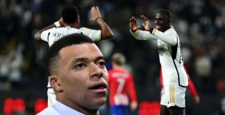 Mbappé se coló en la celebración de unos de los goles del Madrid: “Vamos Kylian…”