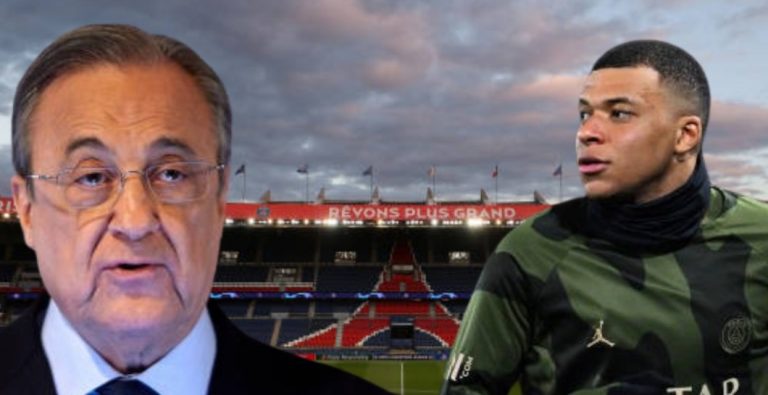 Kylian Mbappé y Florentino Pérez