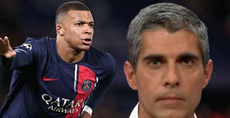 José Luis Sánchez y Kylian Mbappé