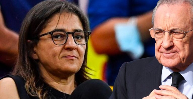 Fayza Lamari y Florentino Pérez