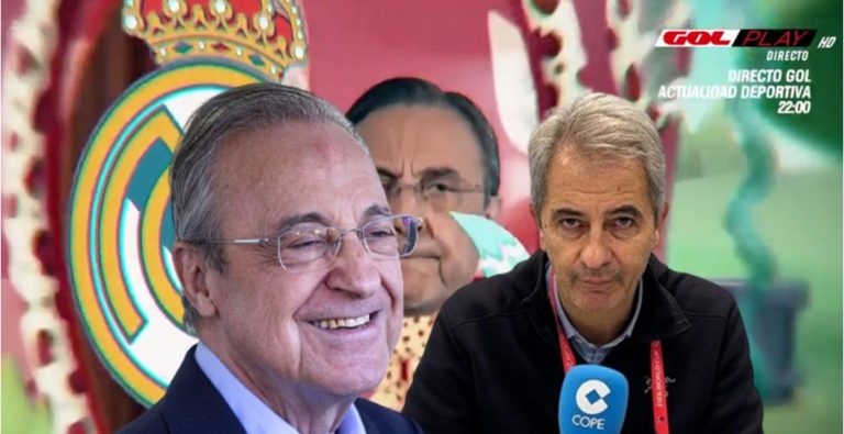 Florentino Pérez y Manolo Lama