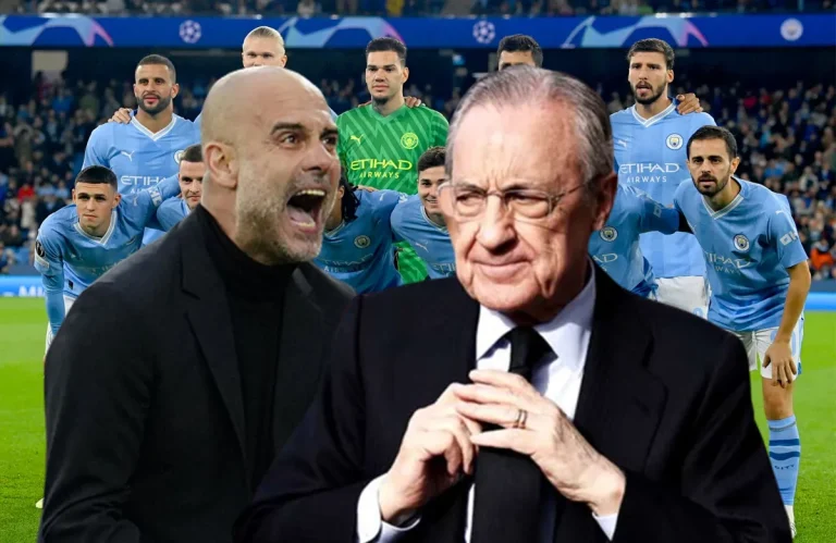 Pep Guardiola y Florentino Pérez