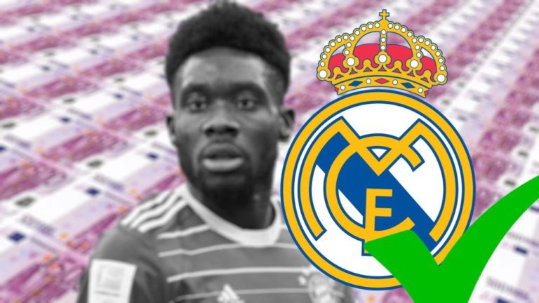 Bombazo, su valor de mercado es de 110 millones, pero el Madrid lo tiene apalabrado por 50 no es Alphonso Davies