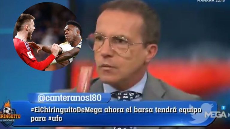 Cristóbal Soria acaba retratado por Vinicius después del empujón contra el Celta: "Zasca..."