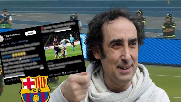 Iturralde, humillado en redes sociales por su defensa a ultranza al Barcelona es un ‘zasca’ histórico