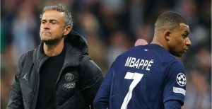 Luis Enrique echa a Mbappé del partido en Mónaco: le responde y se va con su madre