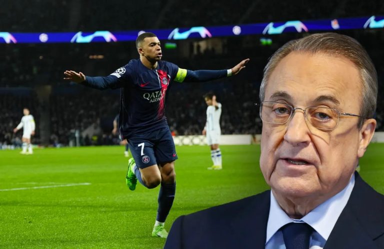 Kylian Mbappé y Florentino Pérez