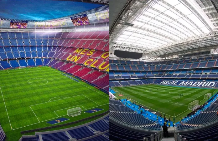 Camp Nou vs. Santiago Bernabéu