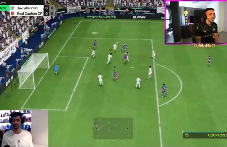 Courtois se divierte con DjMariio.