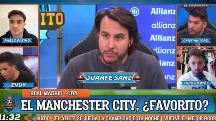 Juanfe Sanz pronostica el ganador del Real Madrid contra el City: 