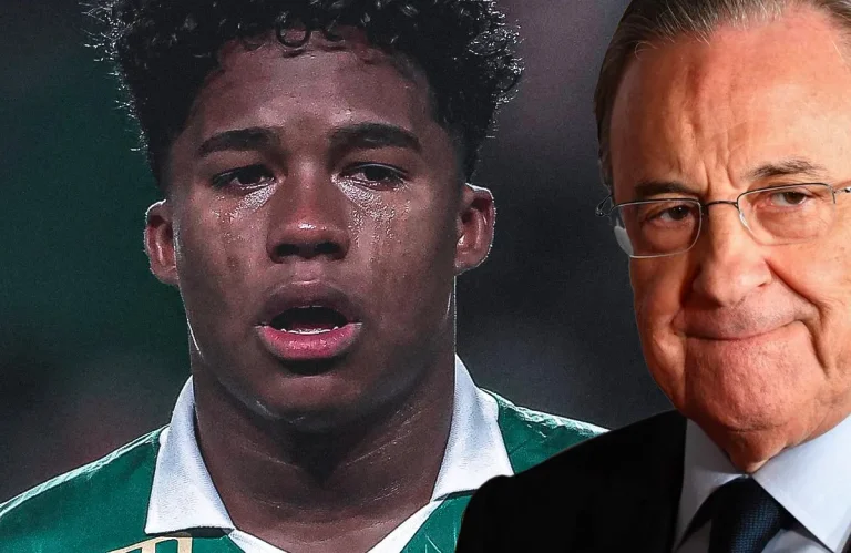 Endrick y Florentino Pérez