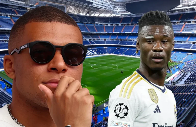 Kylian Mbappé y Eduardo Camavinga