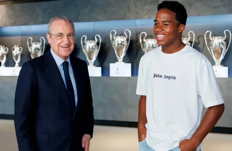 Florentino Pérez y Endrick