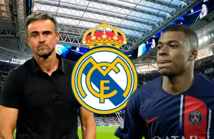 Mbappé y Luis Enrique