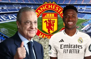 Florentino confirma lo de Vinicius y el Manchester United: adiós por 230 millones