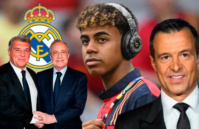 Mendes, Yamal, Florentino y Laporta