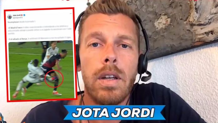 Es denunciable la última acusación de Jota Jordi al Real Madrid enciende todas las alarmas