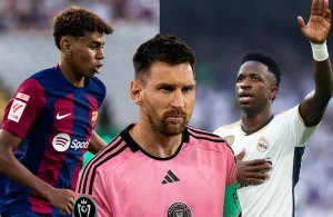 Messi ‘pasó’ de Lamine Yamal: se acordó de Vinicius tras lo que pasó en la gala