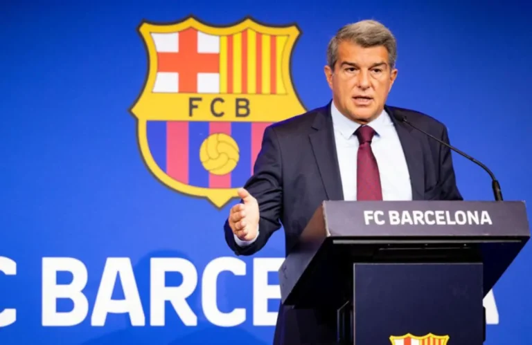 Joan Laporta, presidente del FC Barcelona