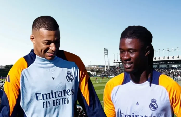Kylian Mbappé y Eduardo Camavinga.